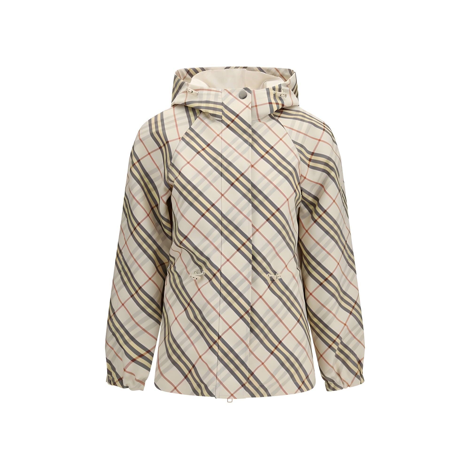 Jachetă Burberry bej din poliester
