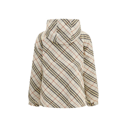 Jachetă Burberry bej din poliester