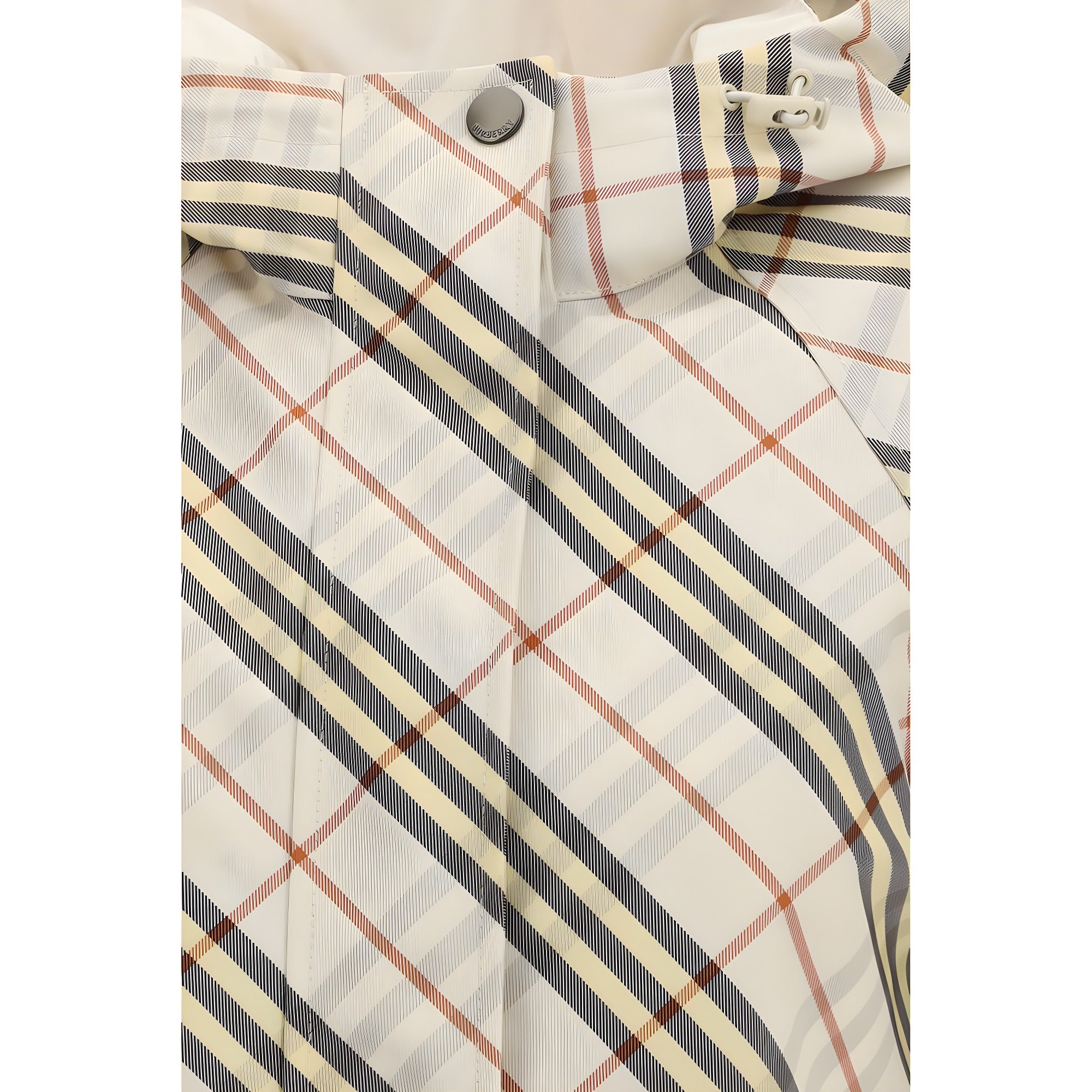 Jachetă Burberry bej din poliester