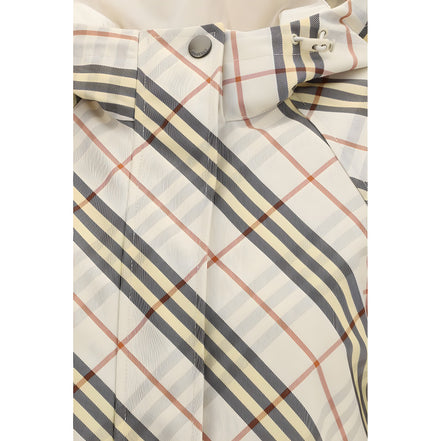 Jachetă Burberry bej din poliester