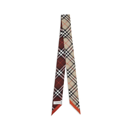 Eșarfă Burberry bej din mătase