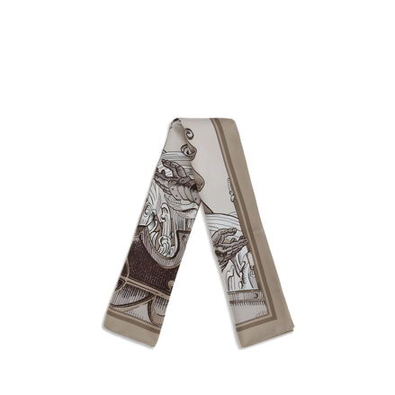 Burberry Beige Silk Scarf