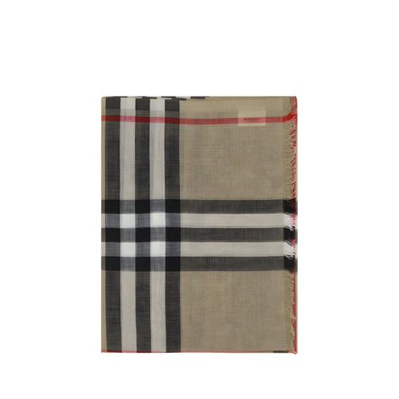 Burberry Beige Wool Oves Aries Scarf