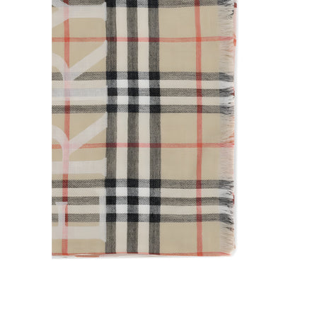 Burberry Beige Wool Scarf
