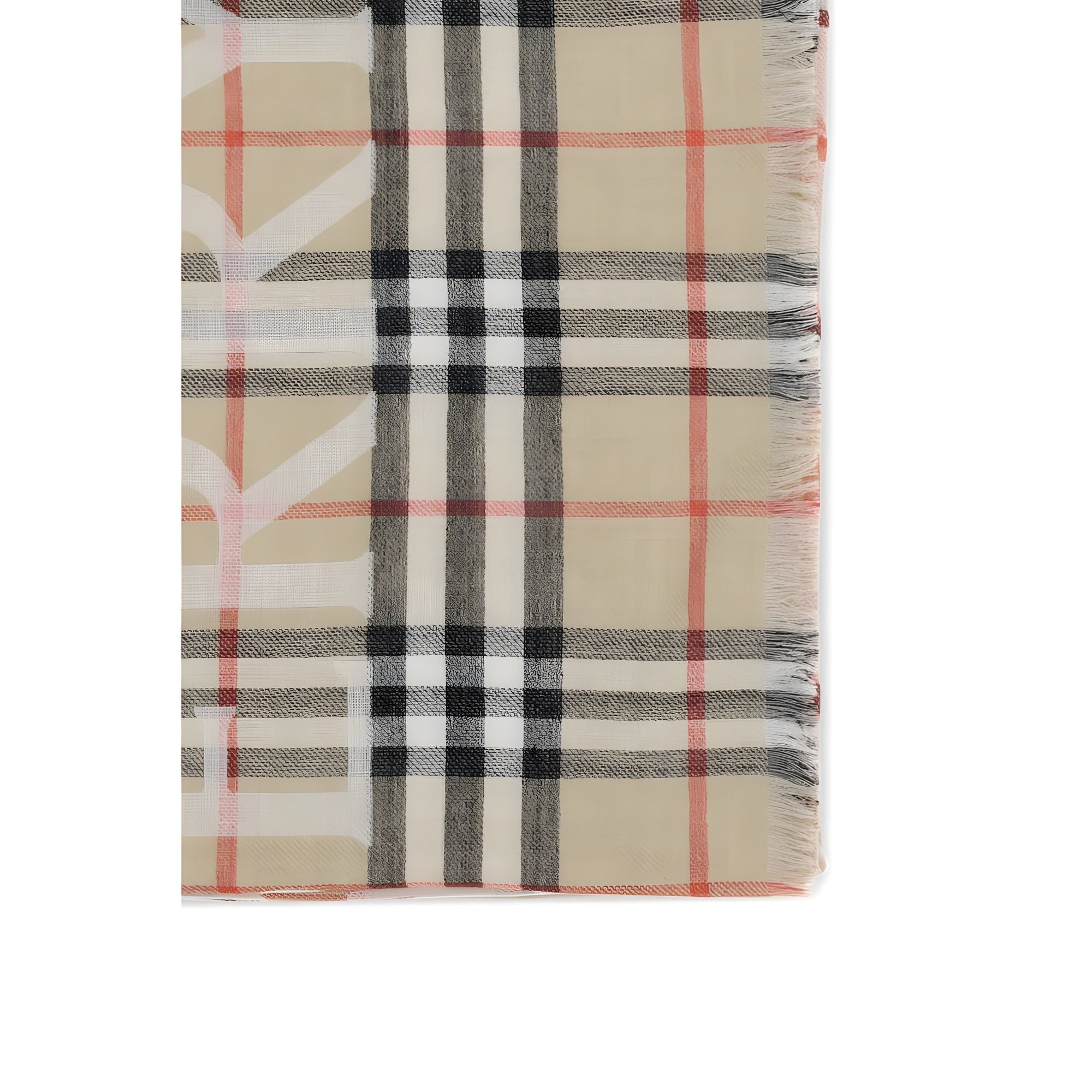Burberry Beige Wool Scarf