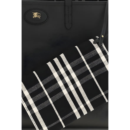 Burberry Black Calf Leather Shoulder Bag
