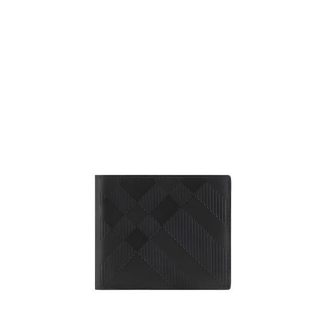 Burberry Black Calf Leather Wallet
