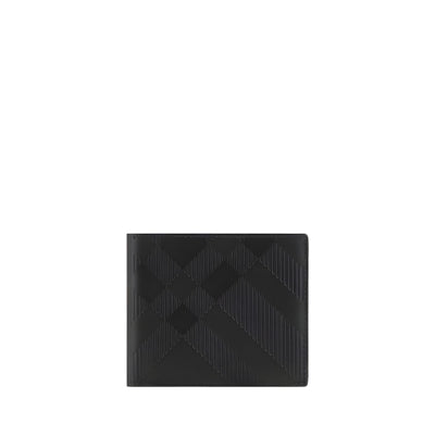 Burberry Black Calf Leather Wallet