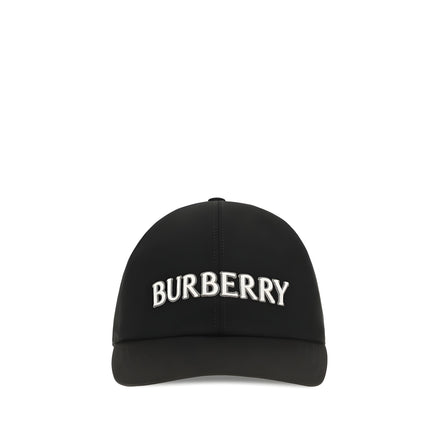 Șapcă Burberry neagră din bumbac (șapcă de baseball)