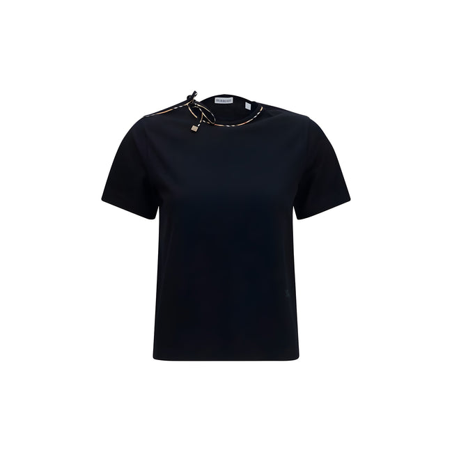 Burberry Black Cotton T-Shirt
