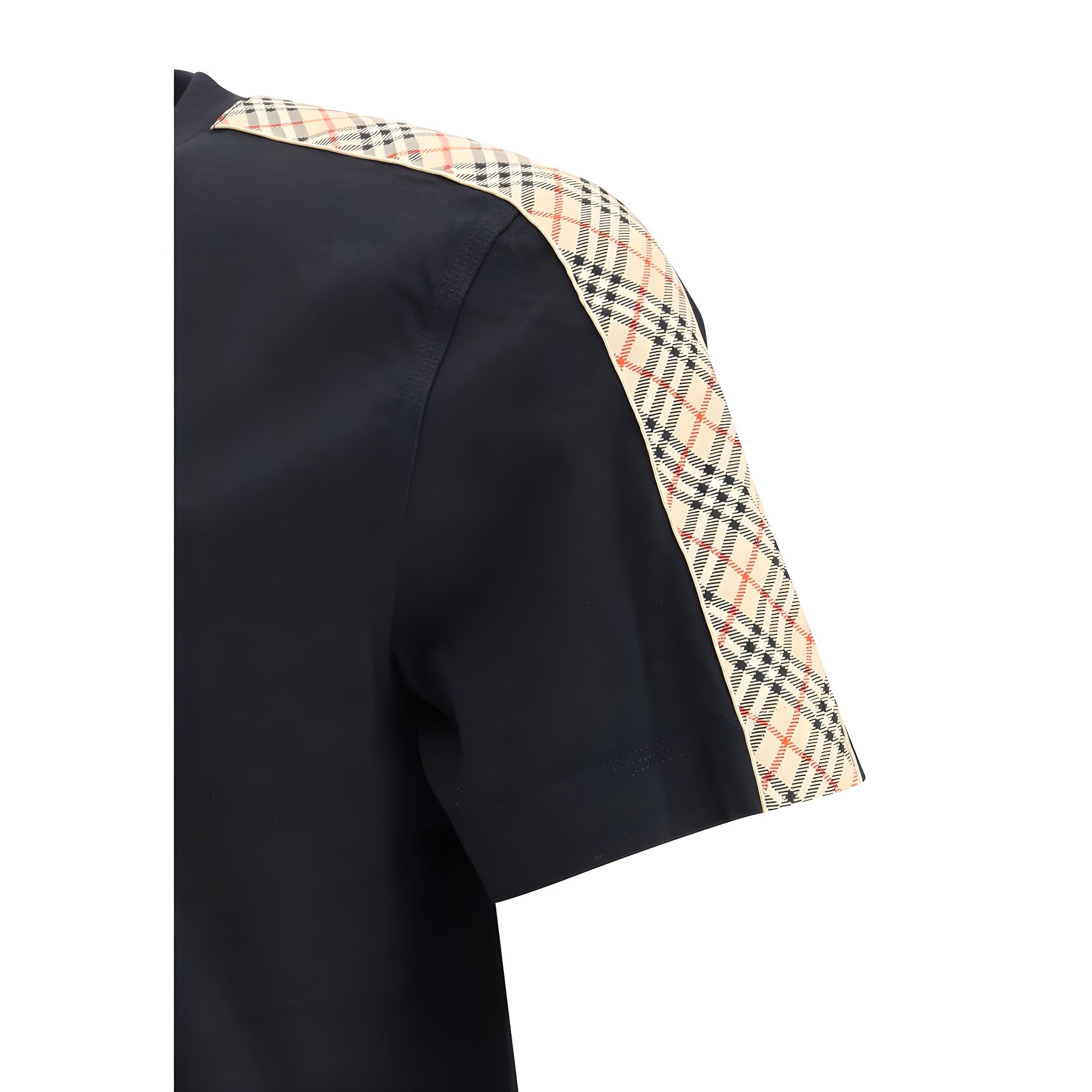 Tricou Burberry negru din bumbac