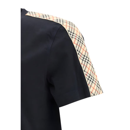 Tricou Burberry negru din bumbac