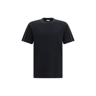 Tricou Burberry negru din bumbac