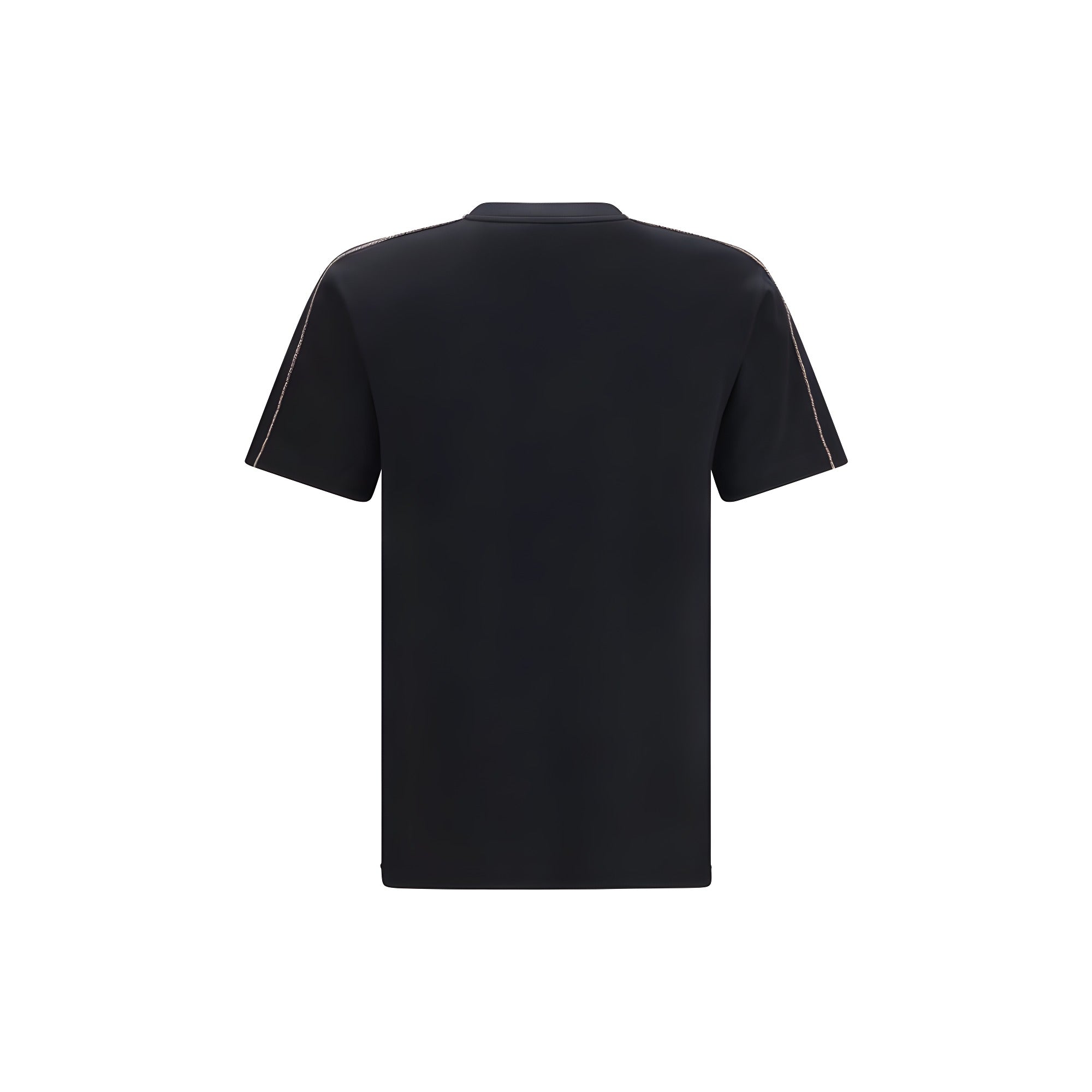 Tricou Burberry negru din bumbac