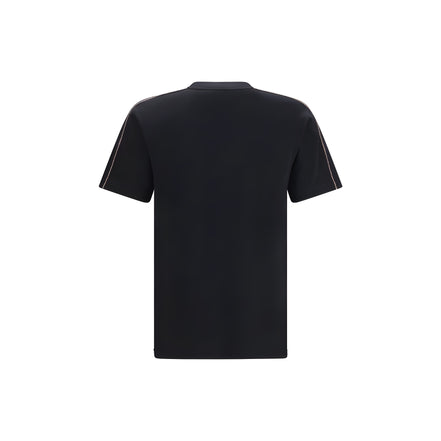 Tricou Burberry negru din bumbac