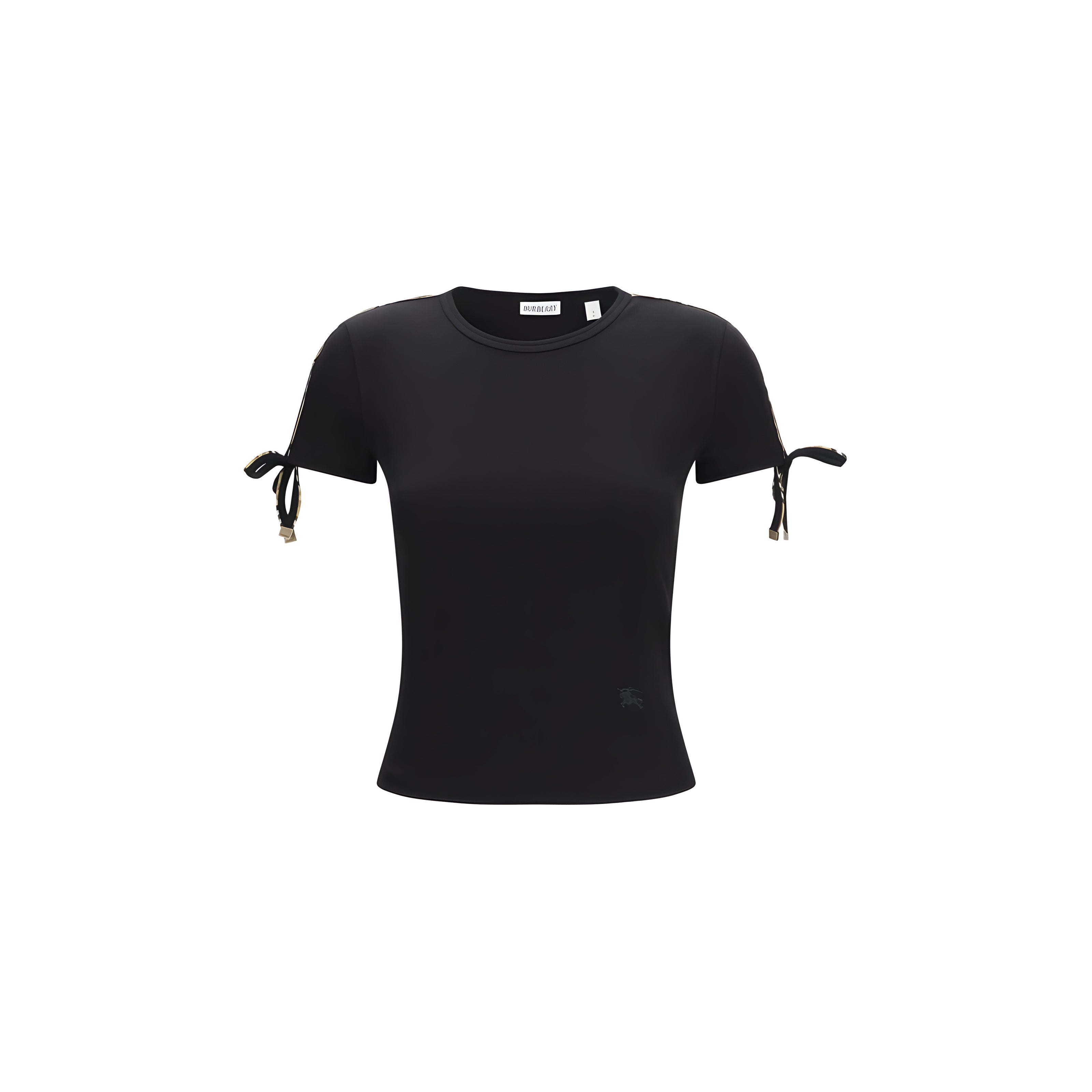 Burberry Black Cotton T-Shirt