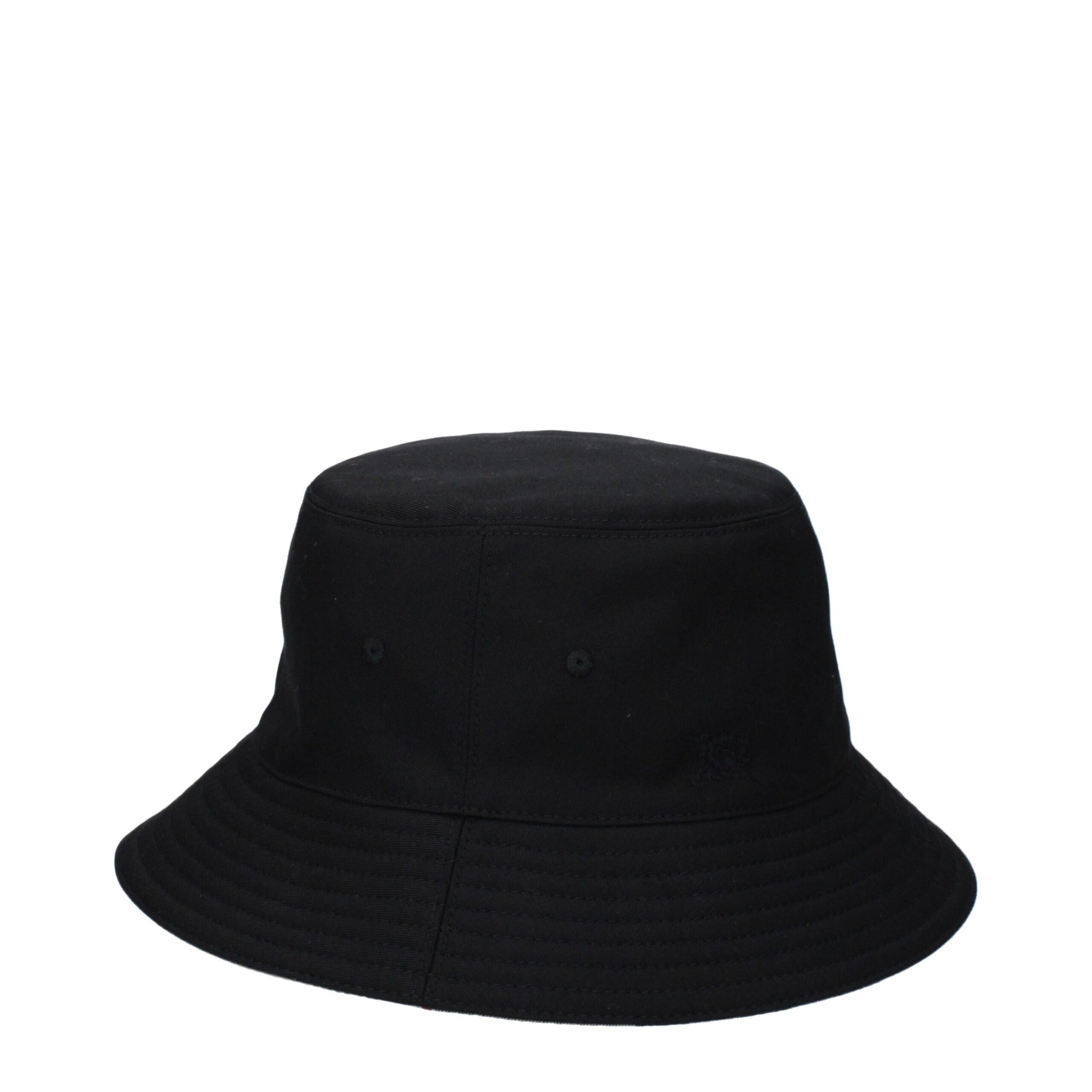 Pălărie tip bucket Burberry neagră din material textil