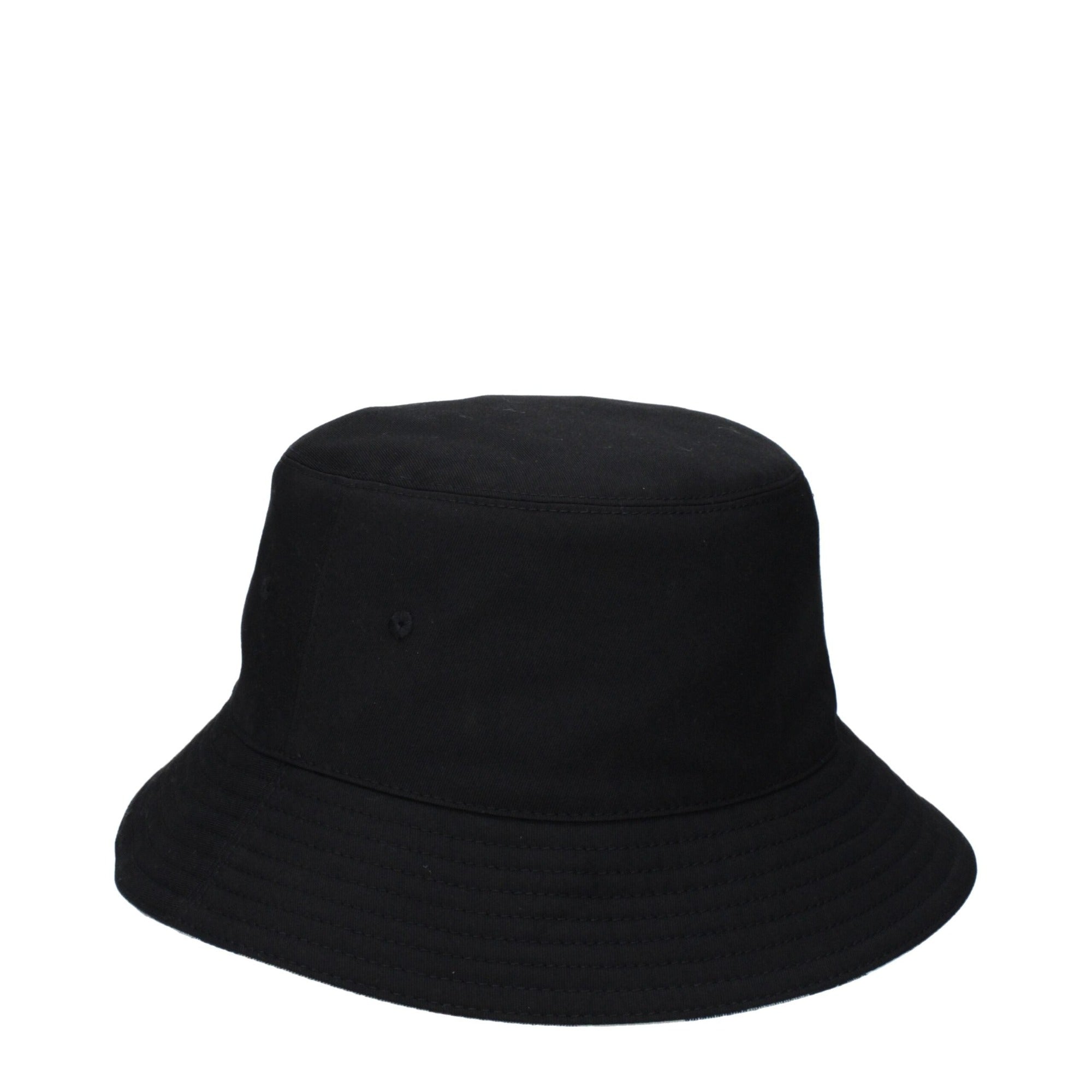 Pălărie tip bucket Burberry neagră din material textil