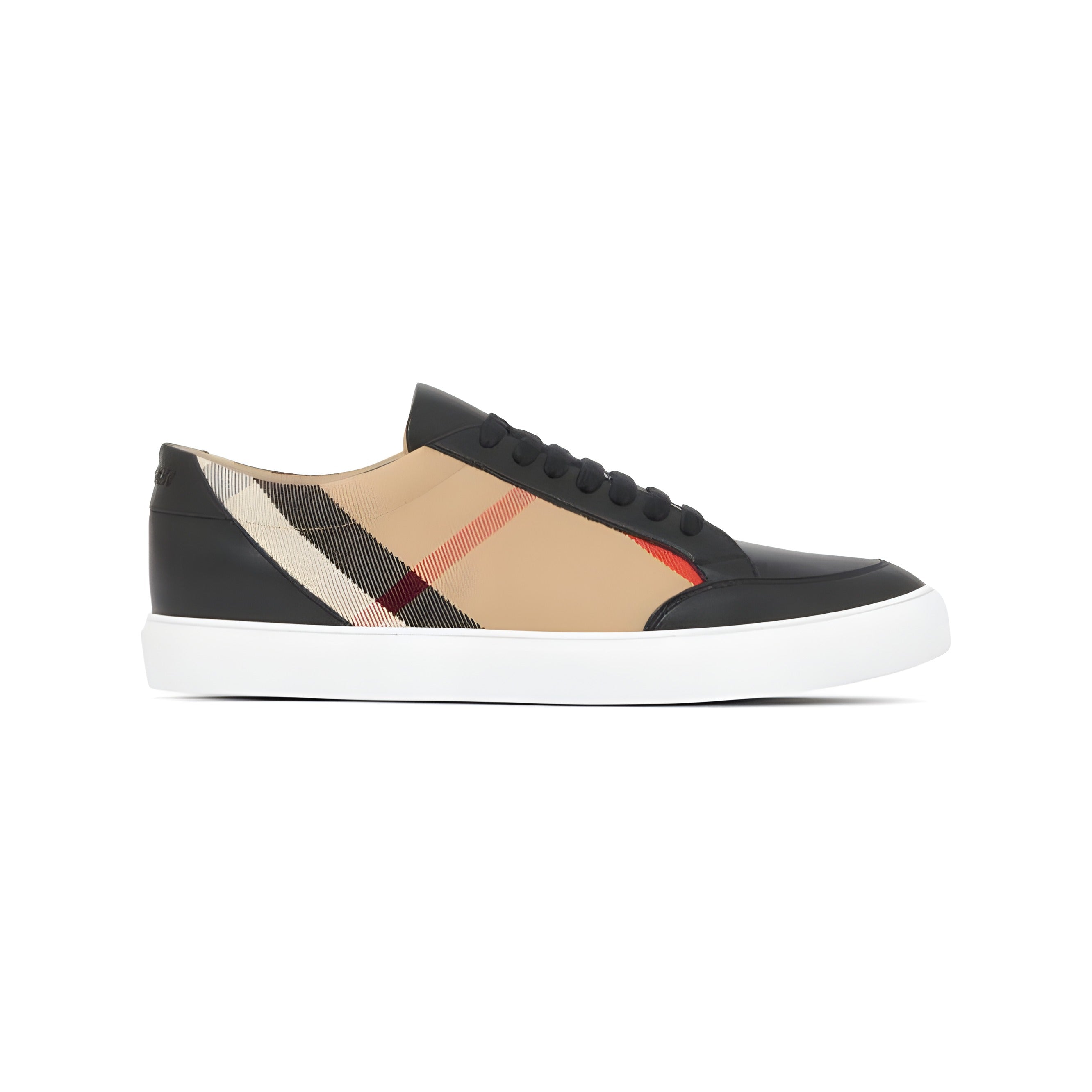 Sneakers Burberry Black Leather New Salmond