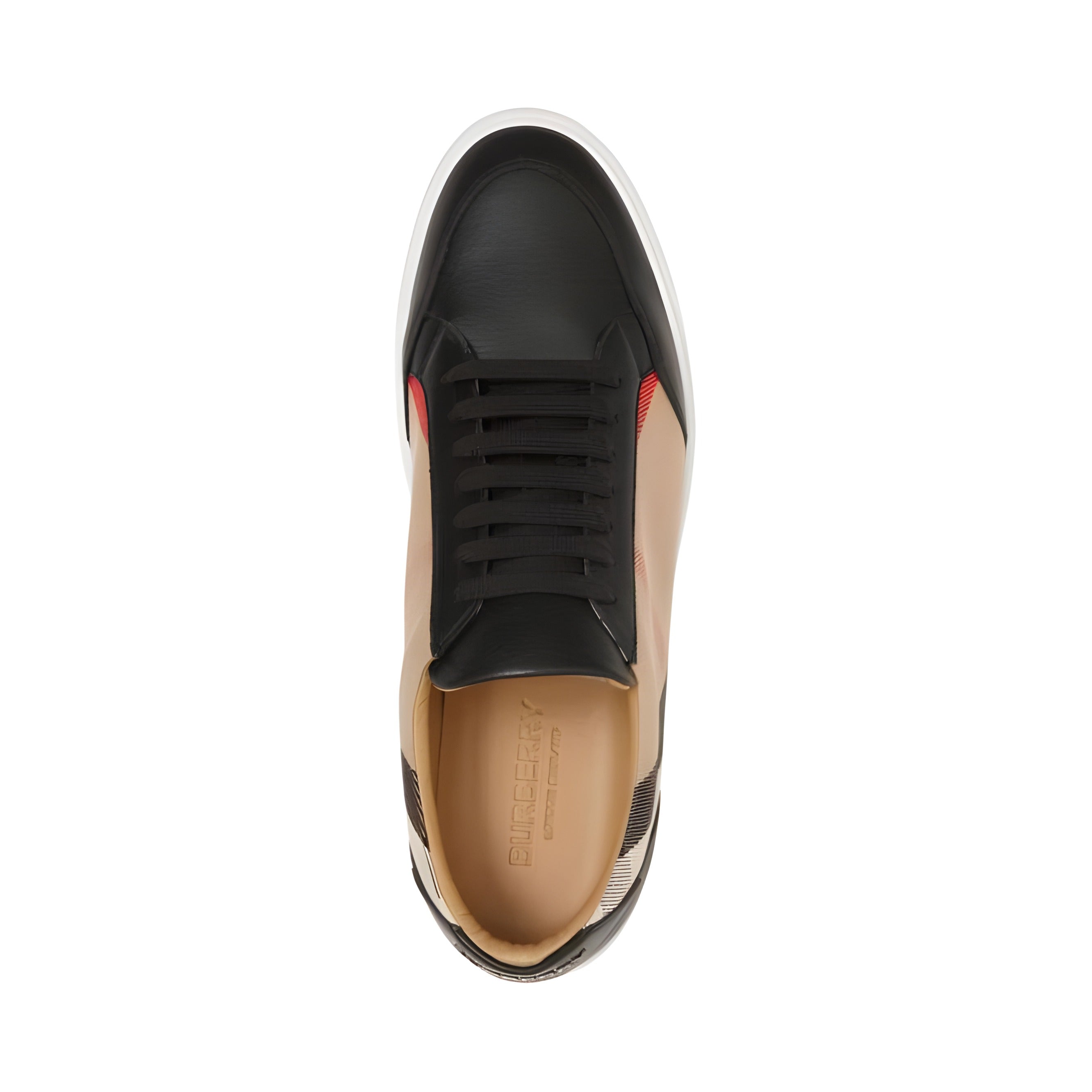 Sneakers Burberry Black Leather New Salmond