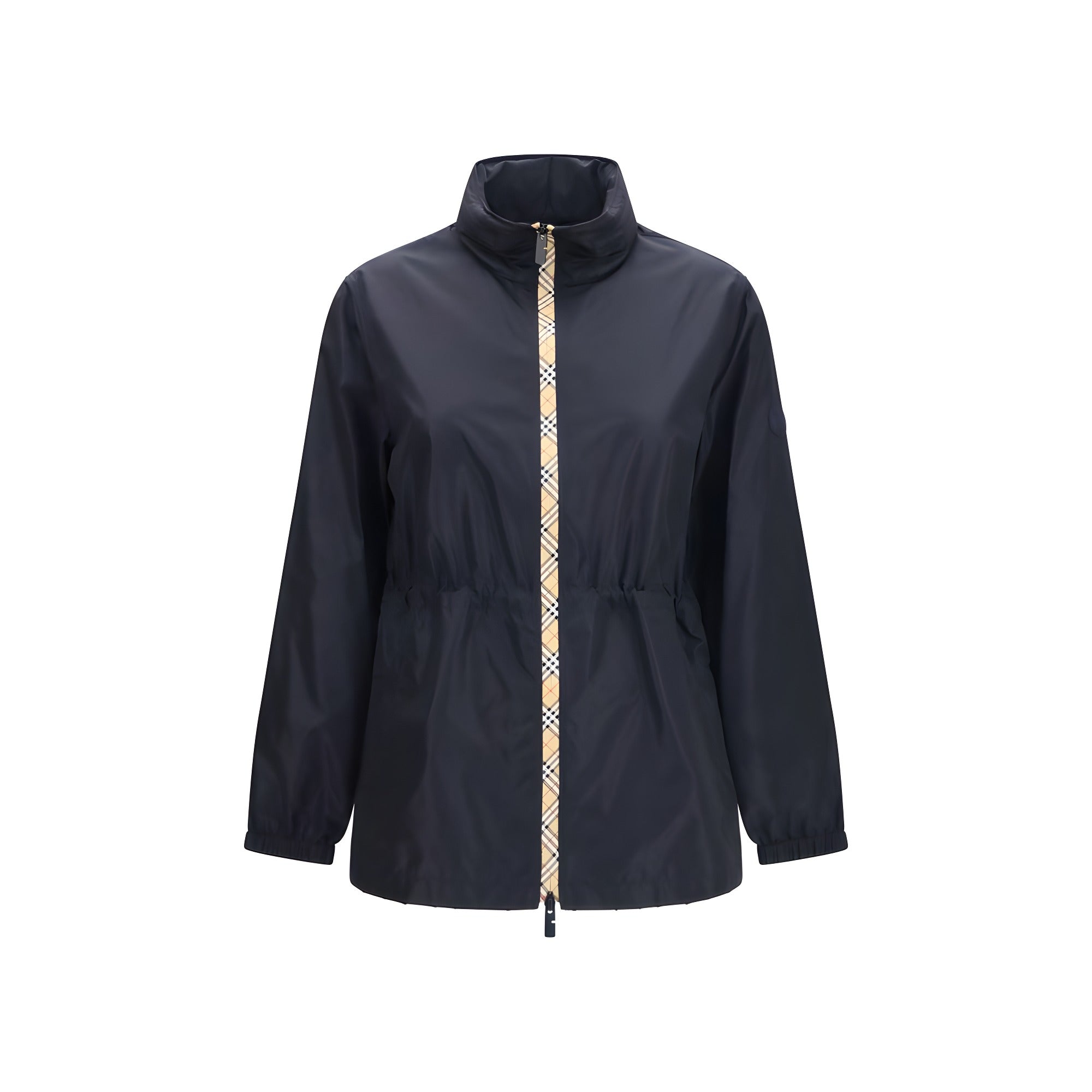 Parka Burberry neagră din poliamidă