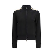 Burberry Black Wool Cardigan