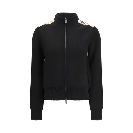 Burberry Black Wool Cardigan