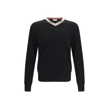 Burberry Black Wool Sweatshirt