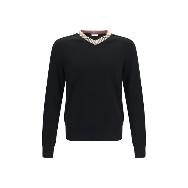 Burberry Black Wool Sweatshirt
