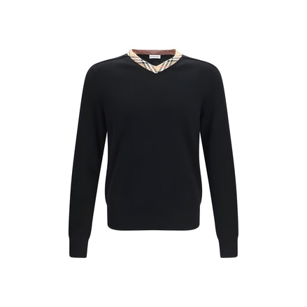 Pulover Burberry negru din lână