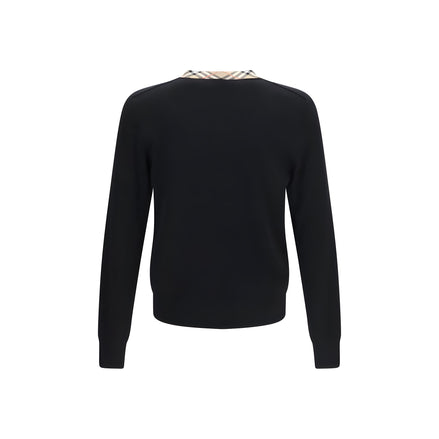 Pulover Burberry negru din lână