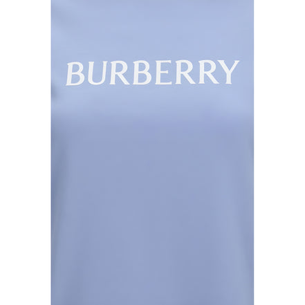 Burberry Blue Cotton T-Shirt