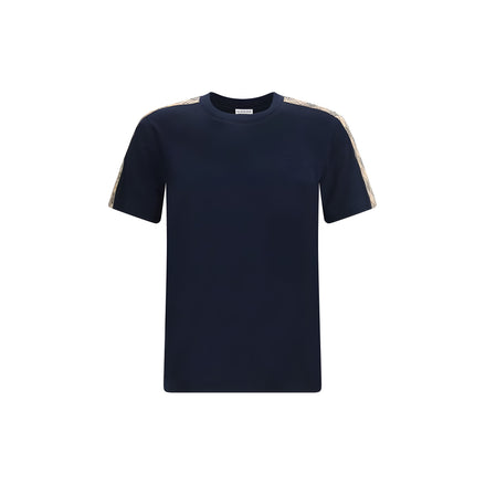 Tricou Burberry din bumbac albastru