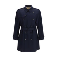 Trenci Burberry albastru din bumbac
