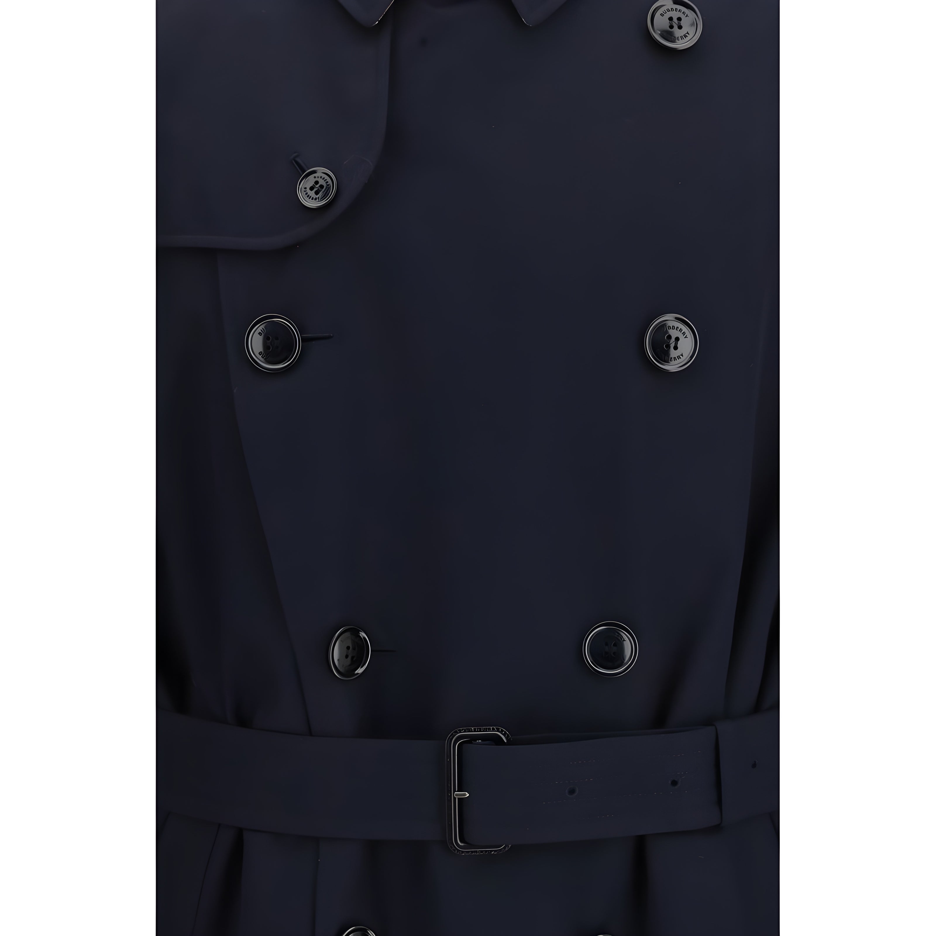 Trenci Burberry albastru din bumbac