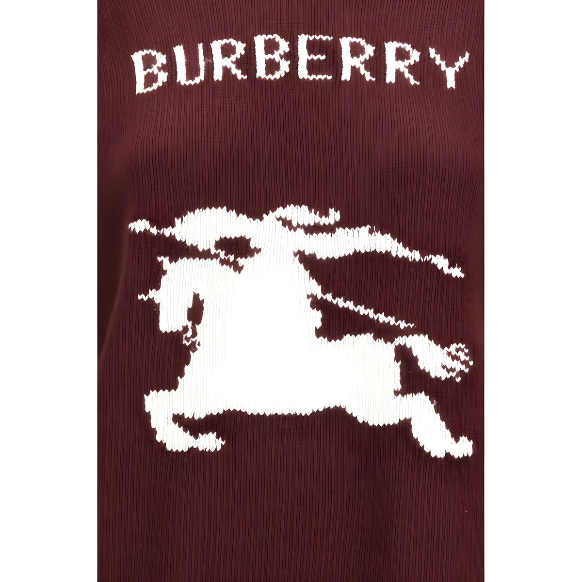 Burberry Pulover Bordo din Lână