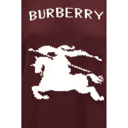 Burberry Pulover Bordo din Lână