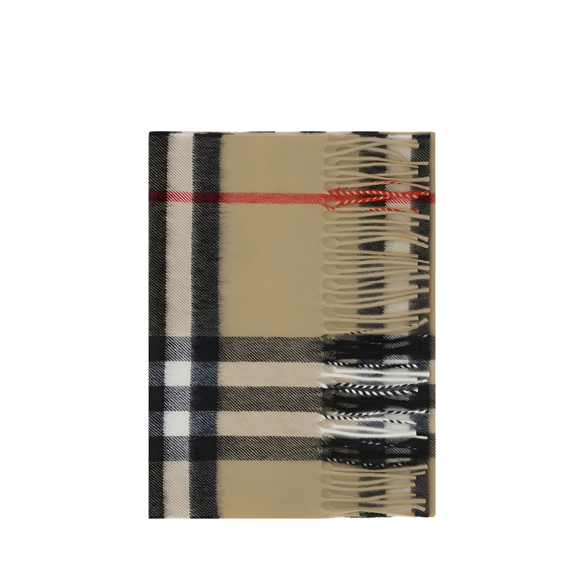 Burberry Fular Maro din Cașmir