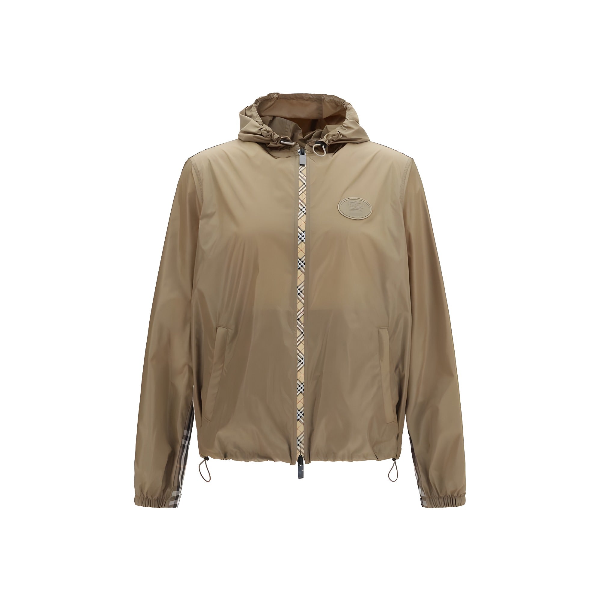 Jachetă shell Burberry maro