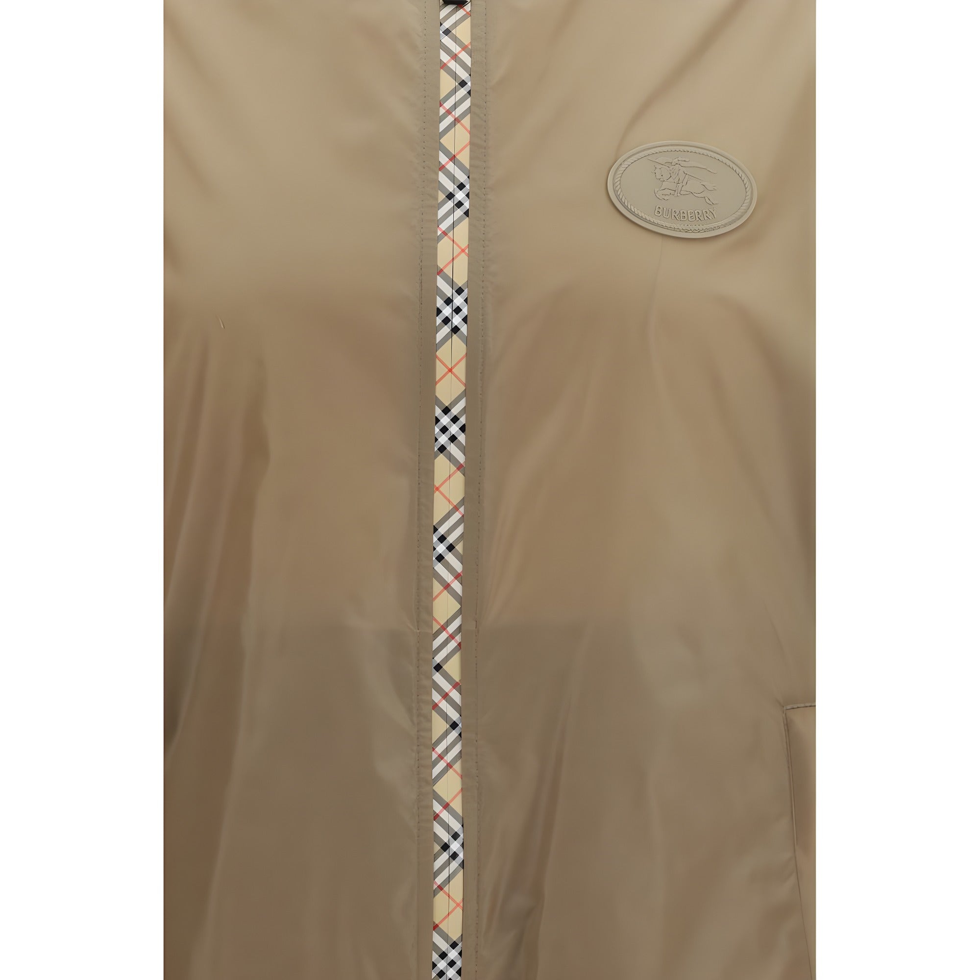 Jachetă shell Burberry maro