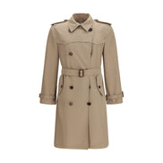 Burberry Brown Silk Trench Coat