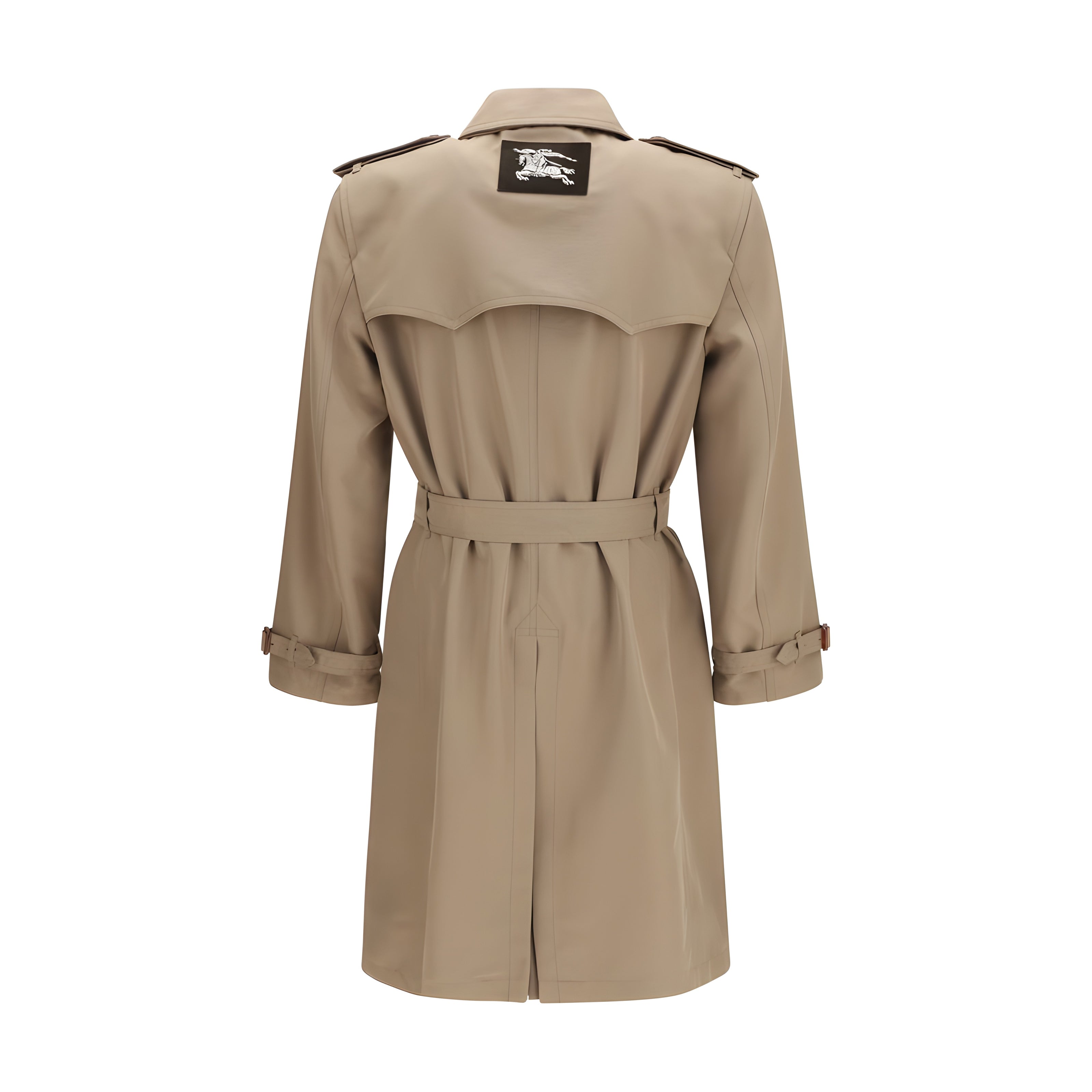 Burberry Brown Silk Trench Coat