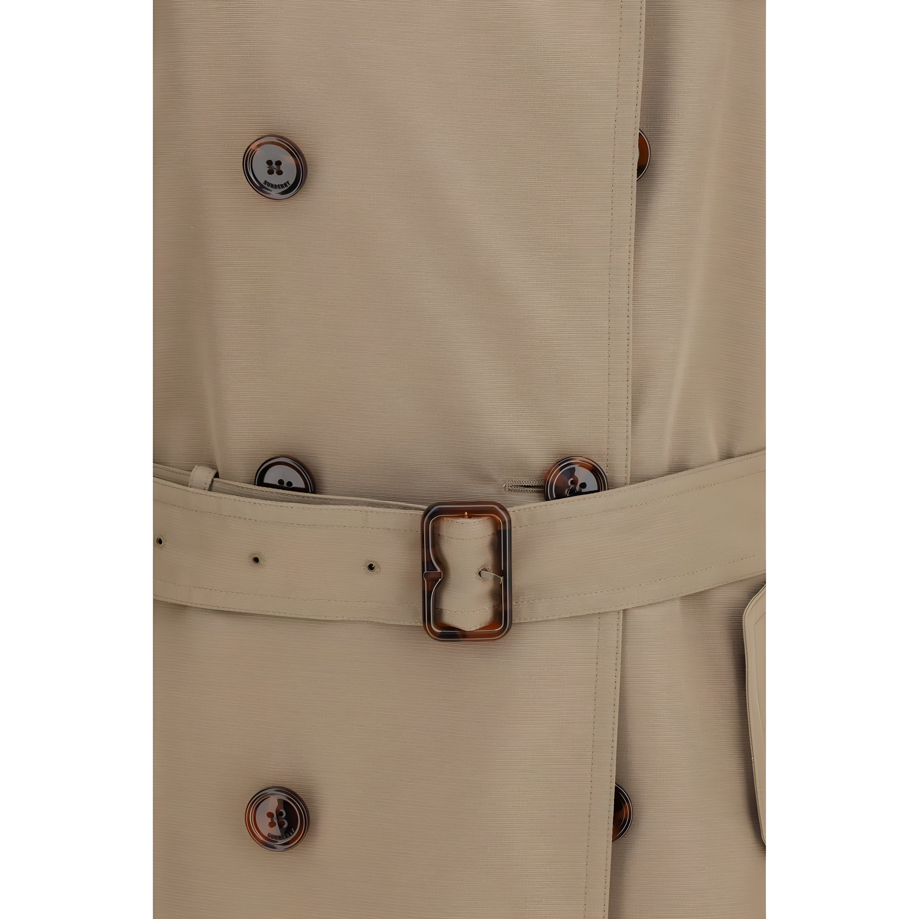Burberry Brown Silk Trench Coat