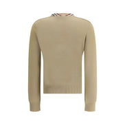 Cardigan din lână maro Burberry