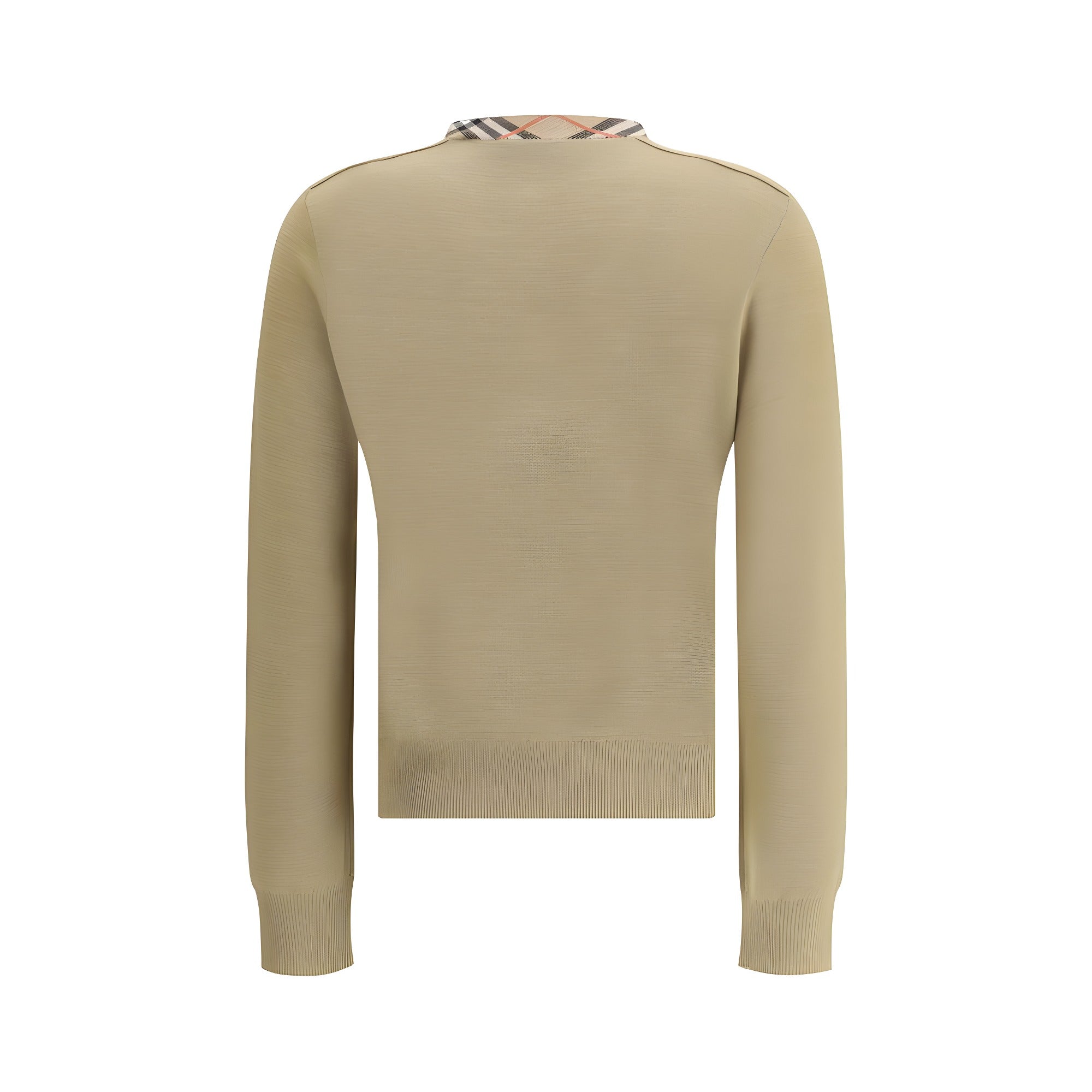 Cardigan din lână maro Burberry