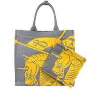 Geantă tote Burberry EKD Canvas cu portmoneu monede