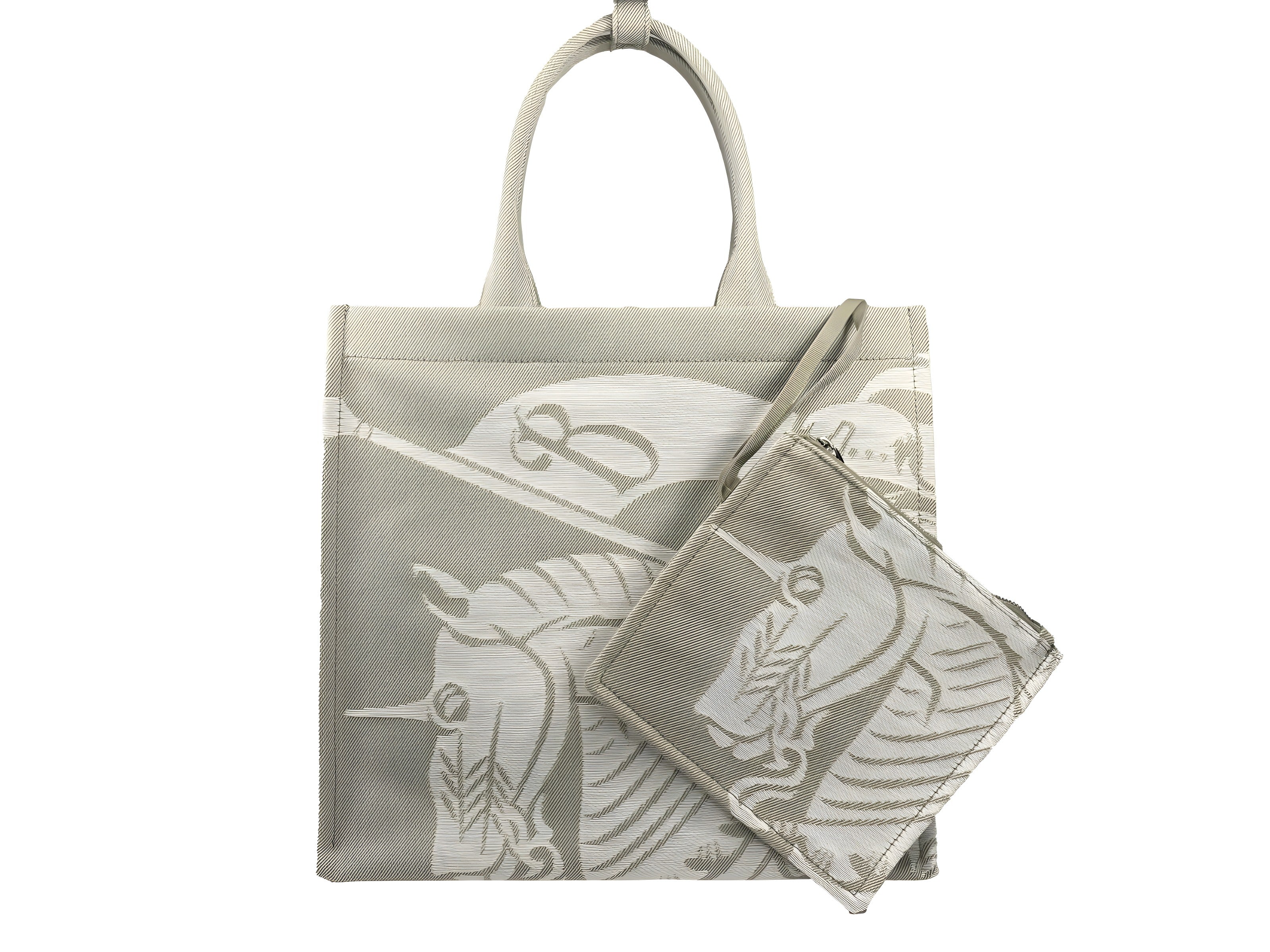 Geantă tip tote Burberry EKD din pânză cu borsetă pentru monede