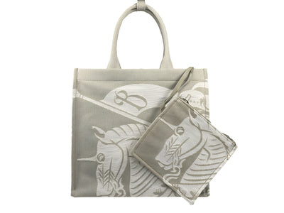 Geantă tip tote Burberry EKD din pânză cu borsetă pentru monede