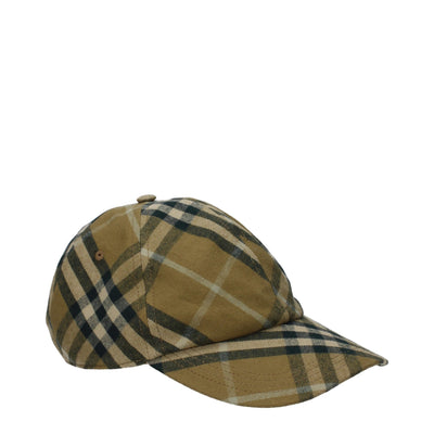 Șapcă verde de bumbac Burberry (Șapcă de baseball)