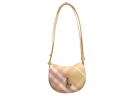 Burberry Mini Check Rocking Horse Crossbody Bag